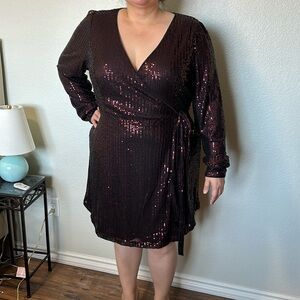 Gorgeous Scarlet sequin dress! Perfect for NYE or Valentines Day!! ❤️